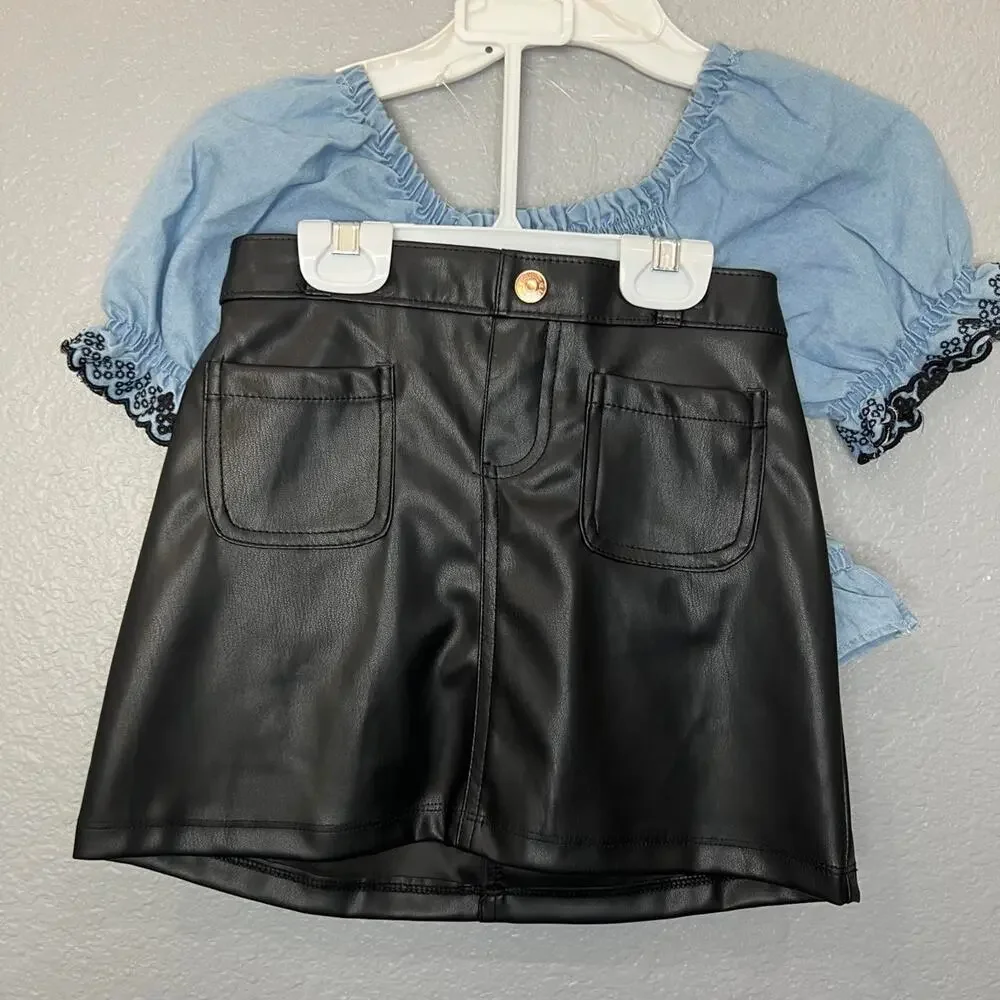 Adorable lemon kiss kids 2 piece